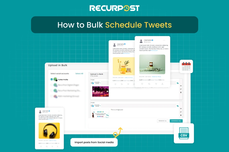 How to Bulk Schedule Tweets