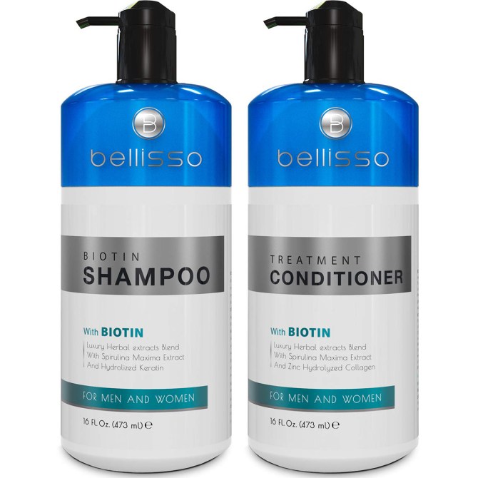 Bellisso’s Biotin Shampoo and Conditioner Set