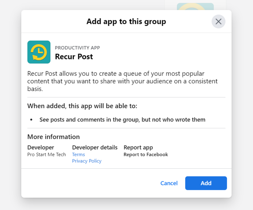 facebook group post scheduler