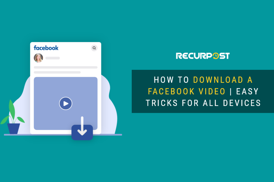 How to download a facebook video - feature image