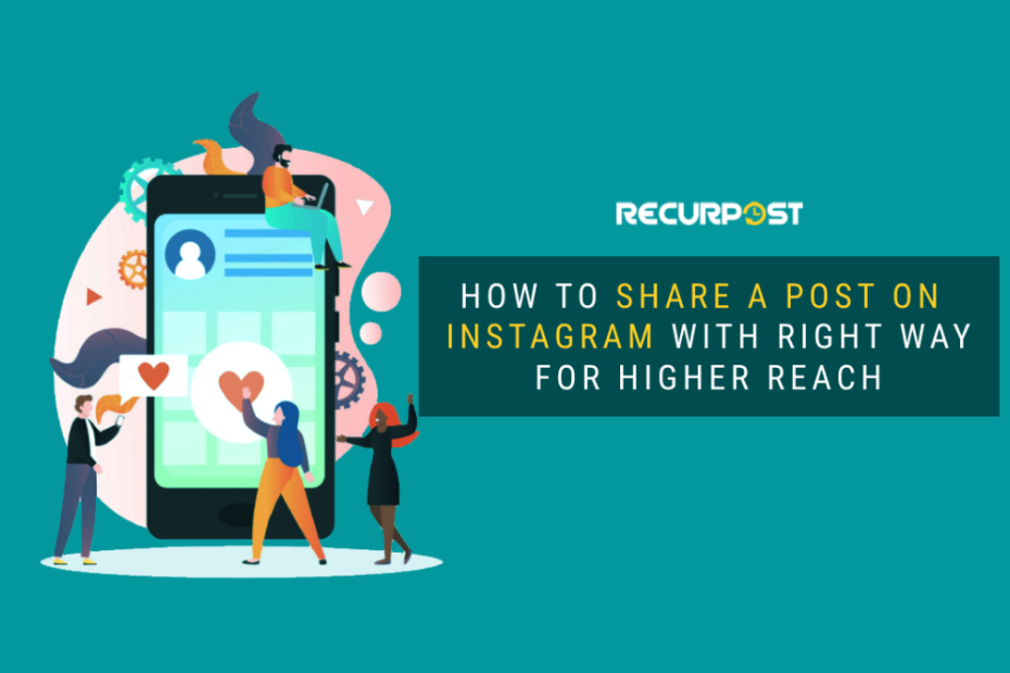 How to Share a Post on Instagram- Feature image