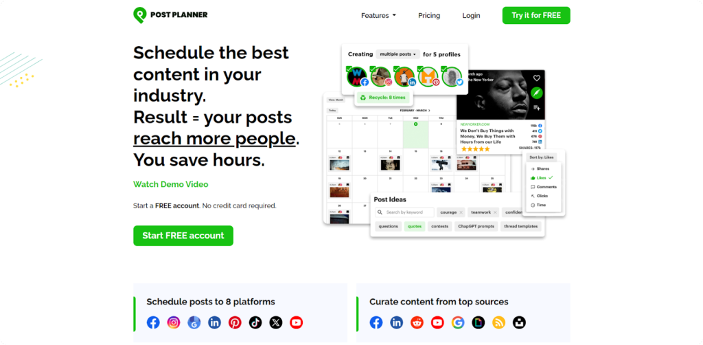 Facebook Marketing Tool - PostPlanner