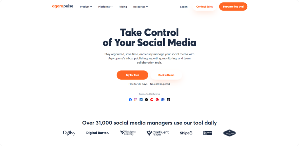 Facebook Marketing Tool - AgoraPulse