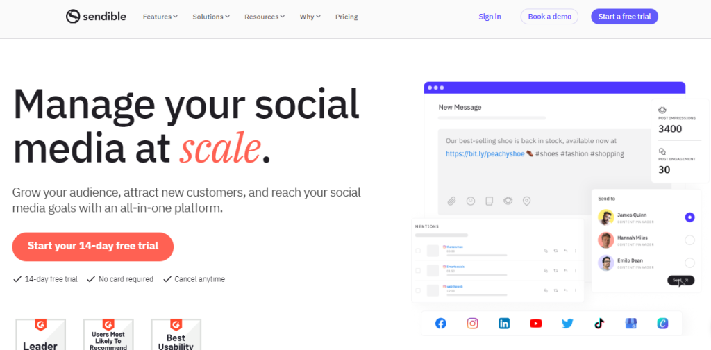 Sendible - Social Media Scheduler