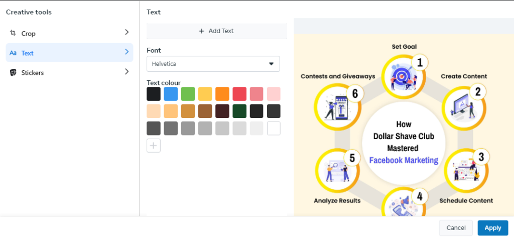 compose your instagram story on meta business suite