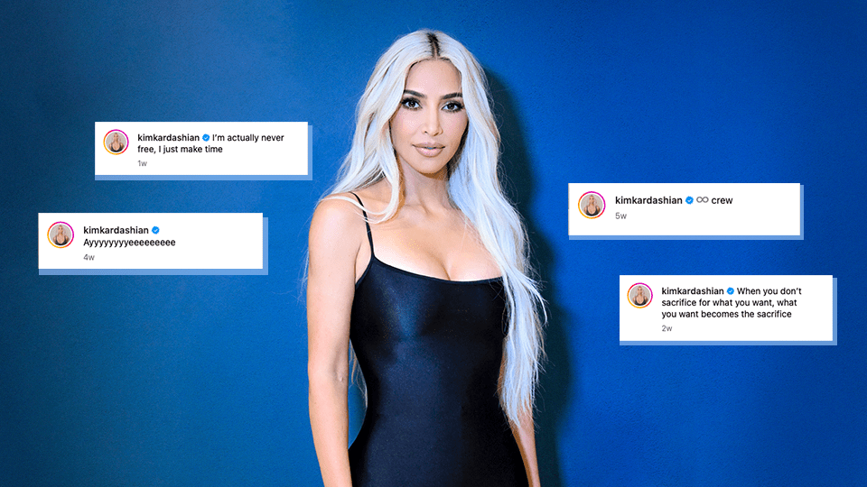 Hilariously Cringe Kim Kardashian Instagram Captions