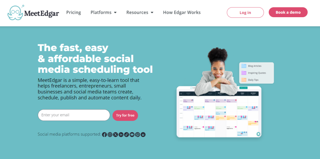 MeetEdgar Pinterest Scheduler