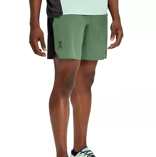 On Lightweight Color Blocked Quick Dry 7" Shorts