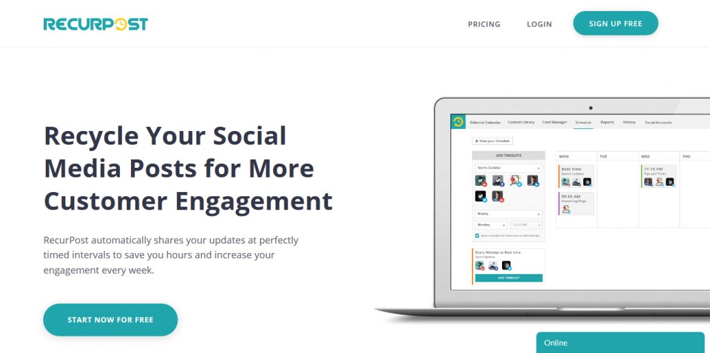  Recurpost instagram tool by recurpost as best social media scheduler