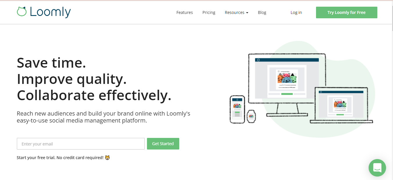 Crowdfire Alternatives-Loomly