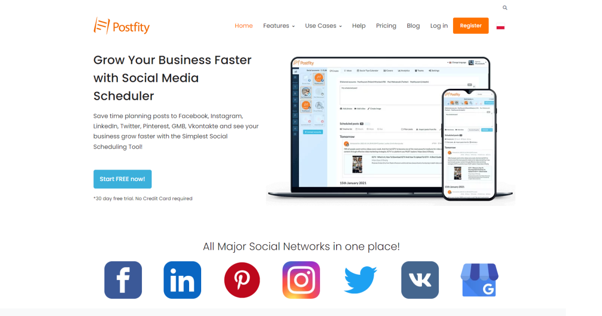 SocialReport alternatives-Postfity