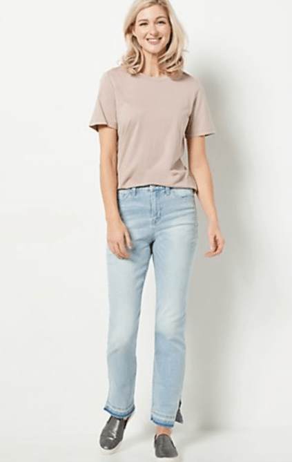 STYLECASTER | Straight Leg Jeans For Curves